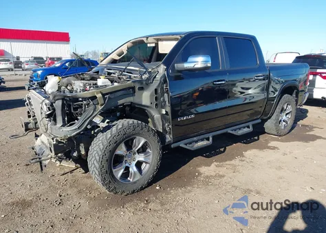 2020 Ram 1500 Laramie 4X4 5'7 Box из США, поврежденный, VIN 1C6SRFJT8LN407685
